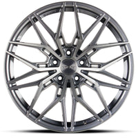 VARRO l VD40X SPIN FORGED  l GLOSS TITANIUM BRUSHED FACE