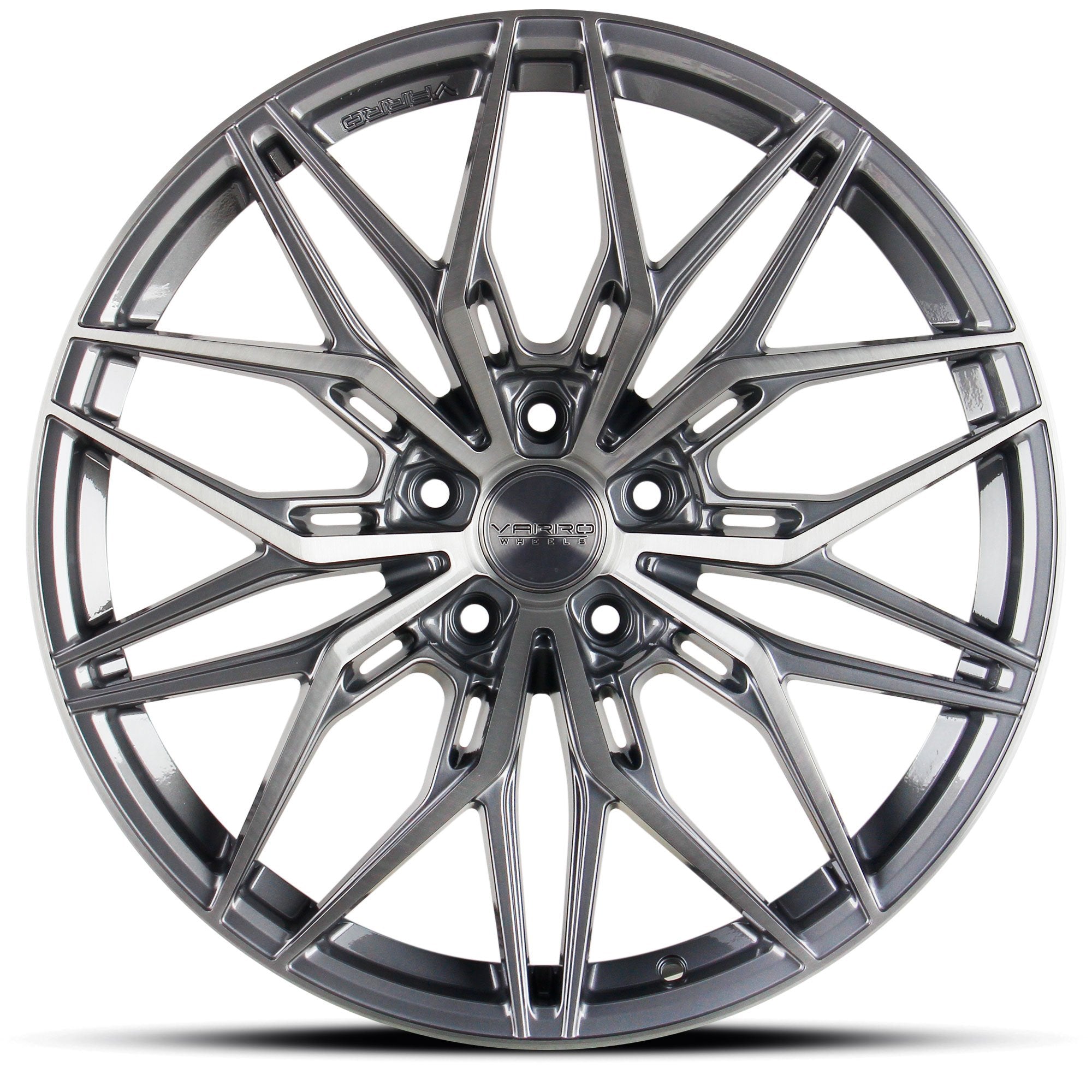 VARRO l VD40X SPIN FORGED  l GLOSS TITANIUM BRUSHED FACE
