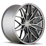 VARRO l VD40X SPIN FORGED  l GLOSS TITANIUM BRUSHED FACE