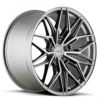 VARRO l VD40X SPIN FORGED  l GLOSS TITANIUM BRUSHED FACE