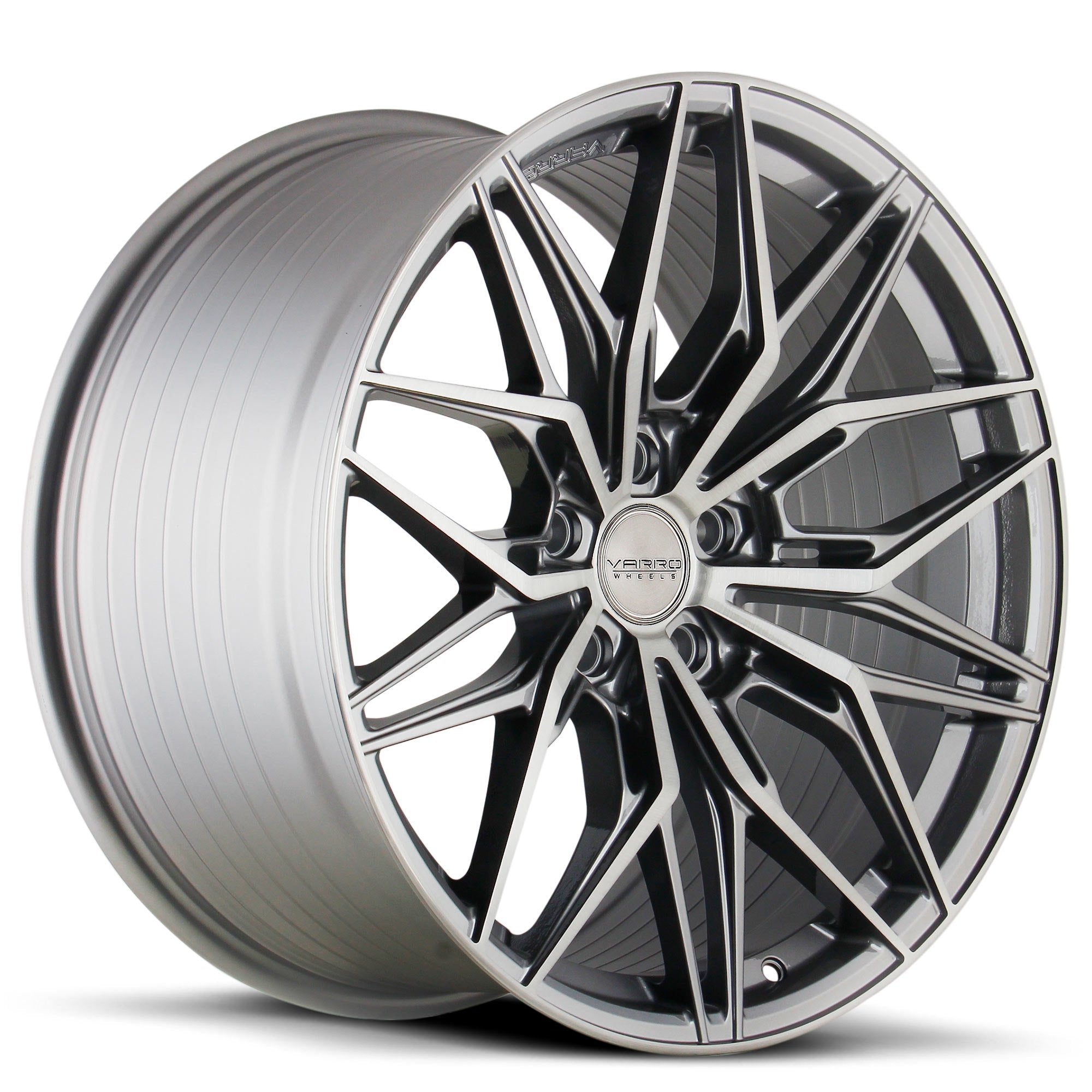 VARRO l VD40X SPIN FORGED  l GLOSS TITANIUM BRUSHED FACE