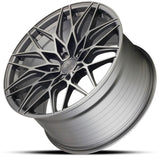 VARRO l VD42X SPIN FORGED  l GLOSS TITANIUM BRUSHED FACE