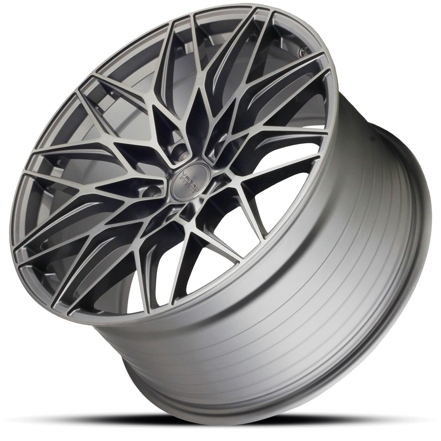 VARRO l VD42X SPIN FORGED  l GLOSS TITANIUM BRUSHED FACE
