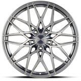 VARRO l VD42X SPIN FORGED  l GLOSS TITANIUM BRUSHED FACE