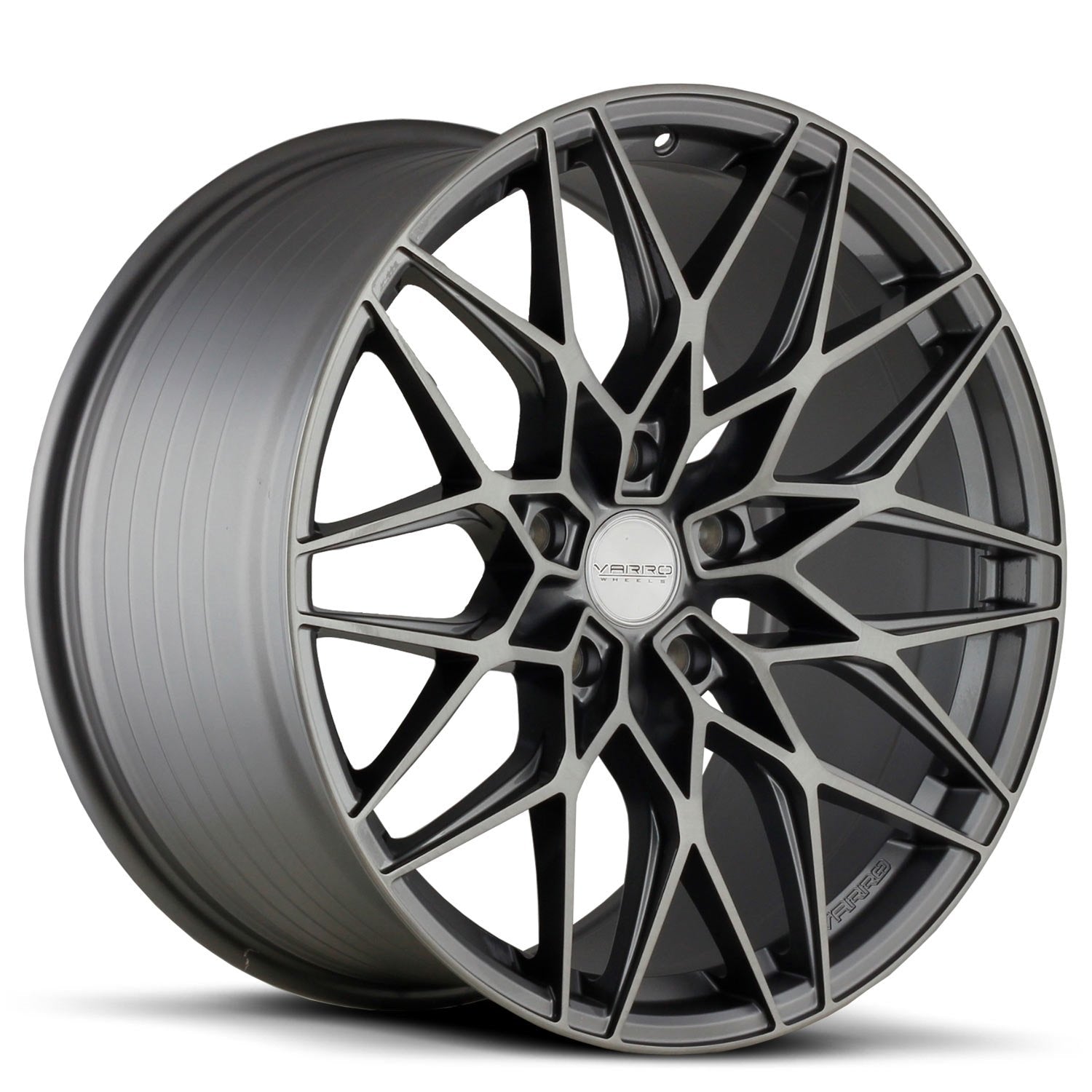 VARRO l VD42X SPIN FORGED  l GLOSS TITANIUM BRUSHED FACE