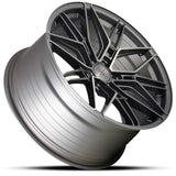 VARRO l VD45X SPIN FORGED l GLOSS TITANUM BRUSHED FACE