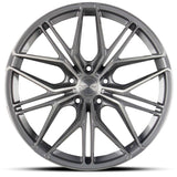 VARRO l VD49X SPIN FORGED  l GLOSS TITANIUM BRUSHED FACE