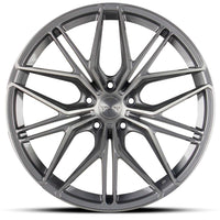 VARRO l VD49X SPIN FORGED  l GLOSS TITANIUM BRUSHED FACE