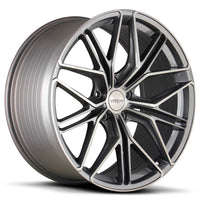 VARRO l VD49X SPIN FORGED  l GLOSS TITANIUM BRUSHED FACE