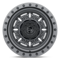 BLACK RHINO I ABRAMS TEXTURED MATTE GUNMETAL