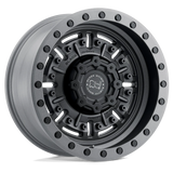 BLACK RHINO I ABRAMS TEXTURED MATTE GUNMETAL
