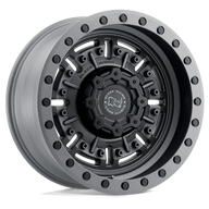 BLACK RHINO I ABRAMS TEXTURED MATTE GUNMETAL