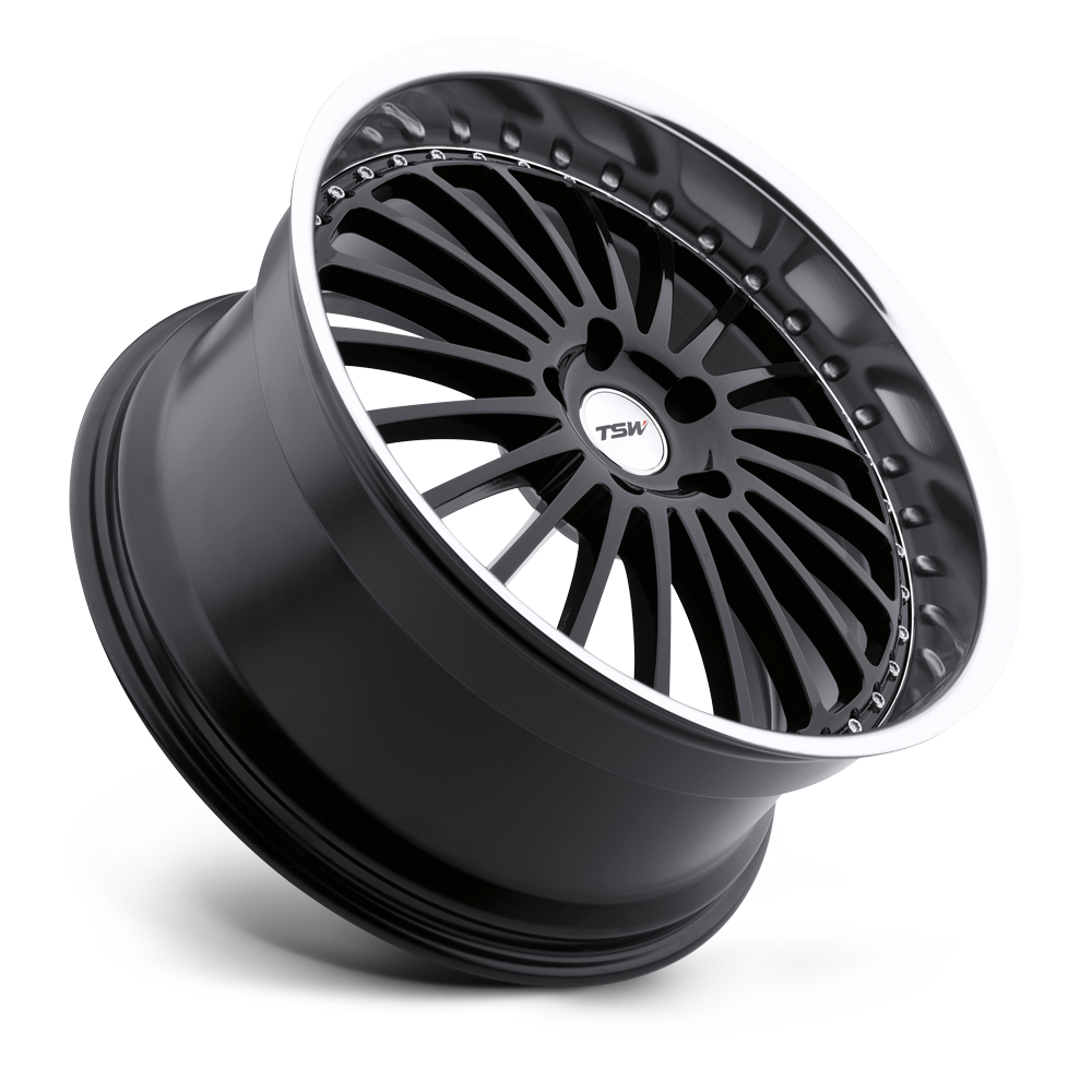 TSW | SILVERSTONE GLOSS BLACK W/ MIRROR CUT LIP