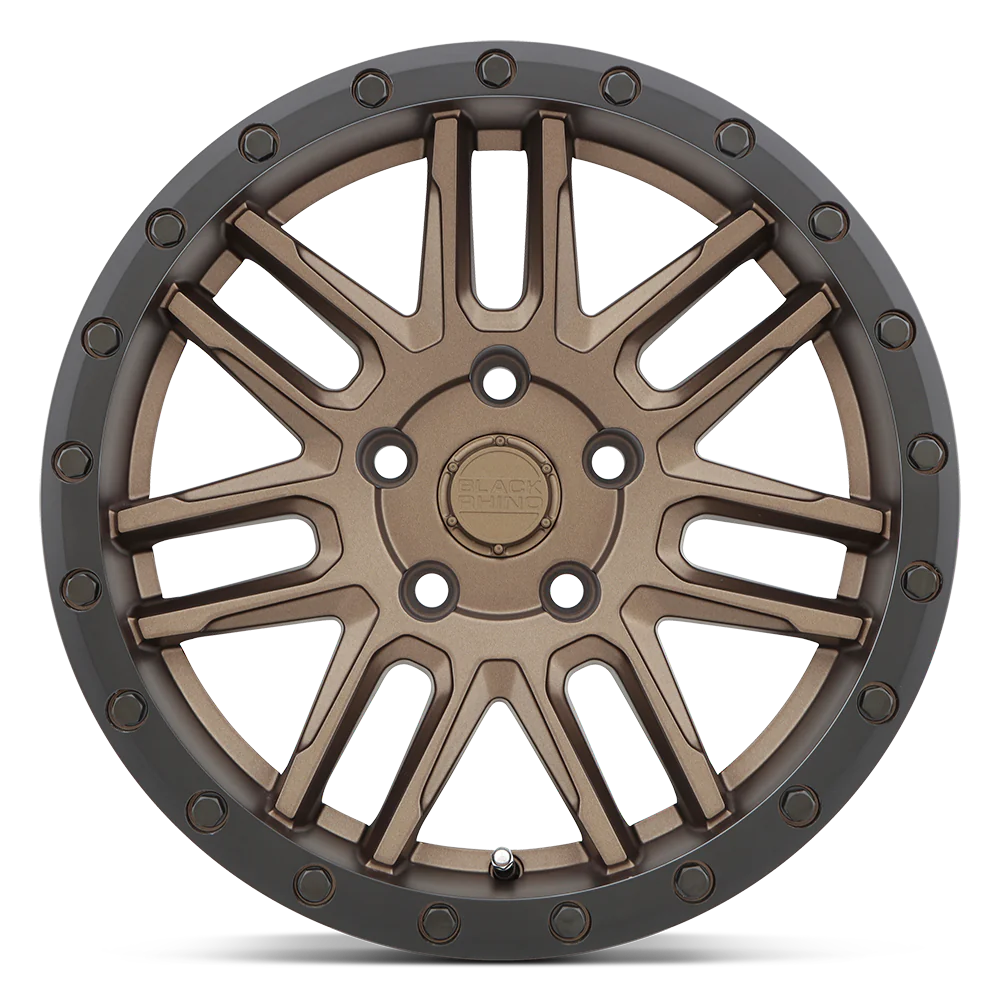 BLACK RHINO I ARCHES BRONZE W/ BLACK RING