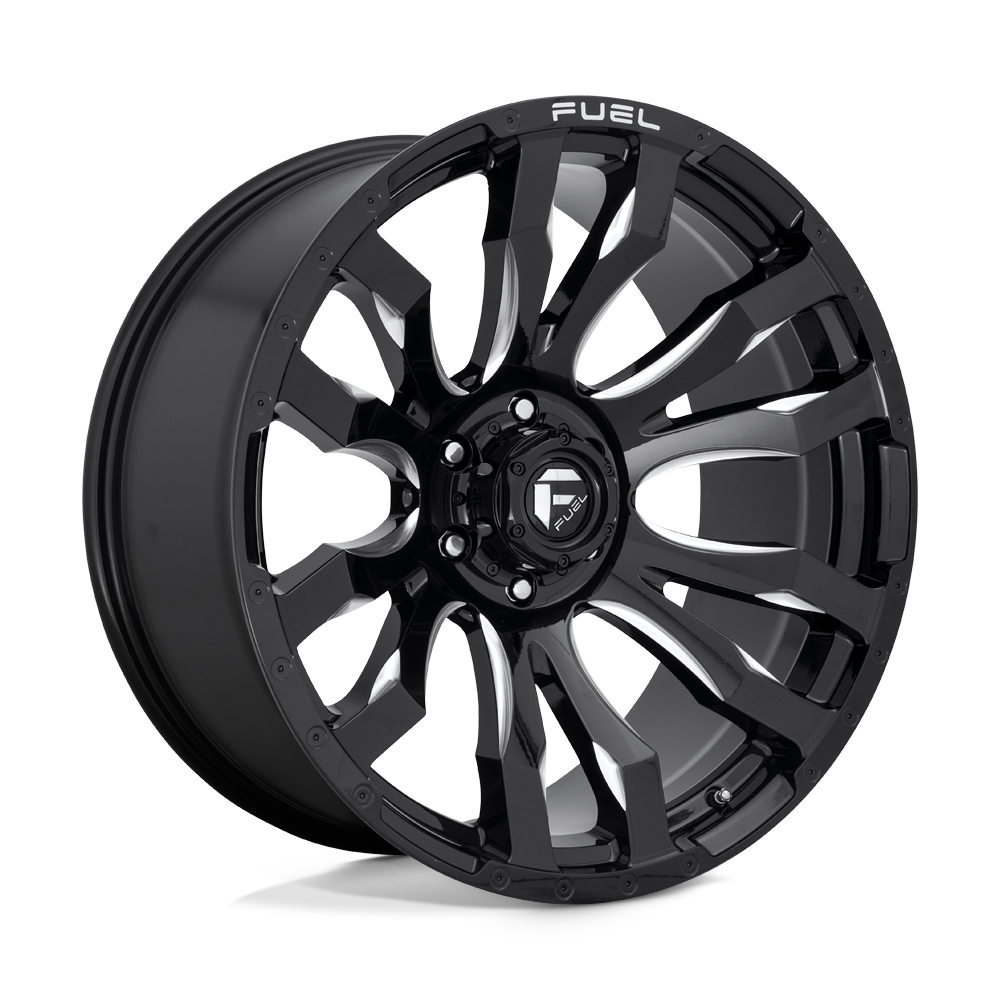 FUEL l BLITZ Model D673 GLOSS BLACK MILLED
