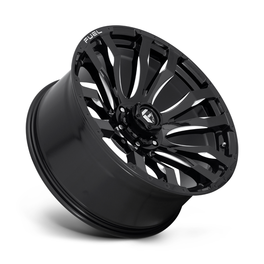 FUEL l BLITZ Model D673 GLOSS BLACK MILLED
