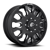FUEL l BLITZ DUALLY Model D673 GLOSS BLACK MILLED