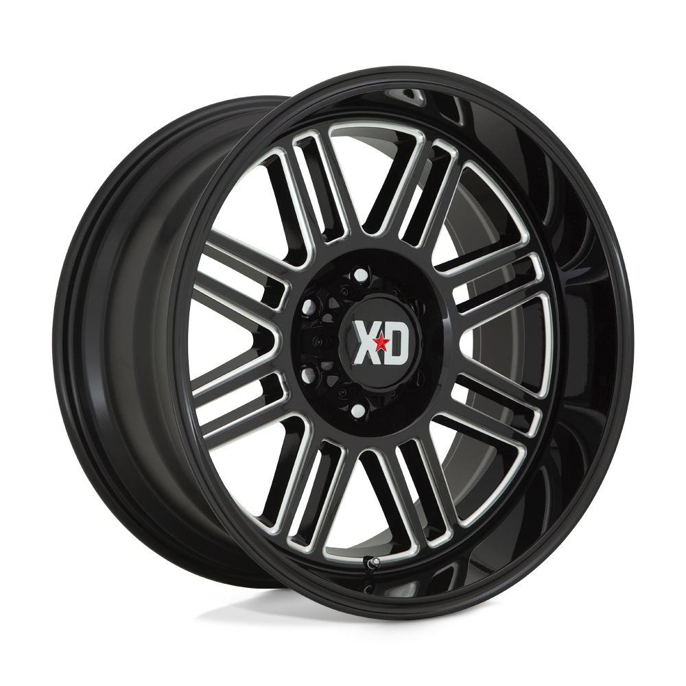 XD WHEELS l CAGE GLOSS BLACK MILLED