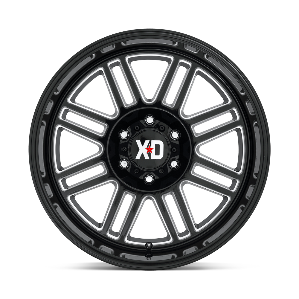 XD WHEELS l CAGE GLOSS BLACK MILLED
