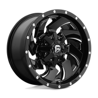 FUEL l CLEAVER DUALLY Model D574 GLOSS BLACK MILLED