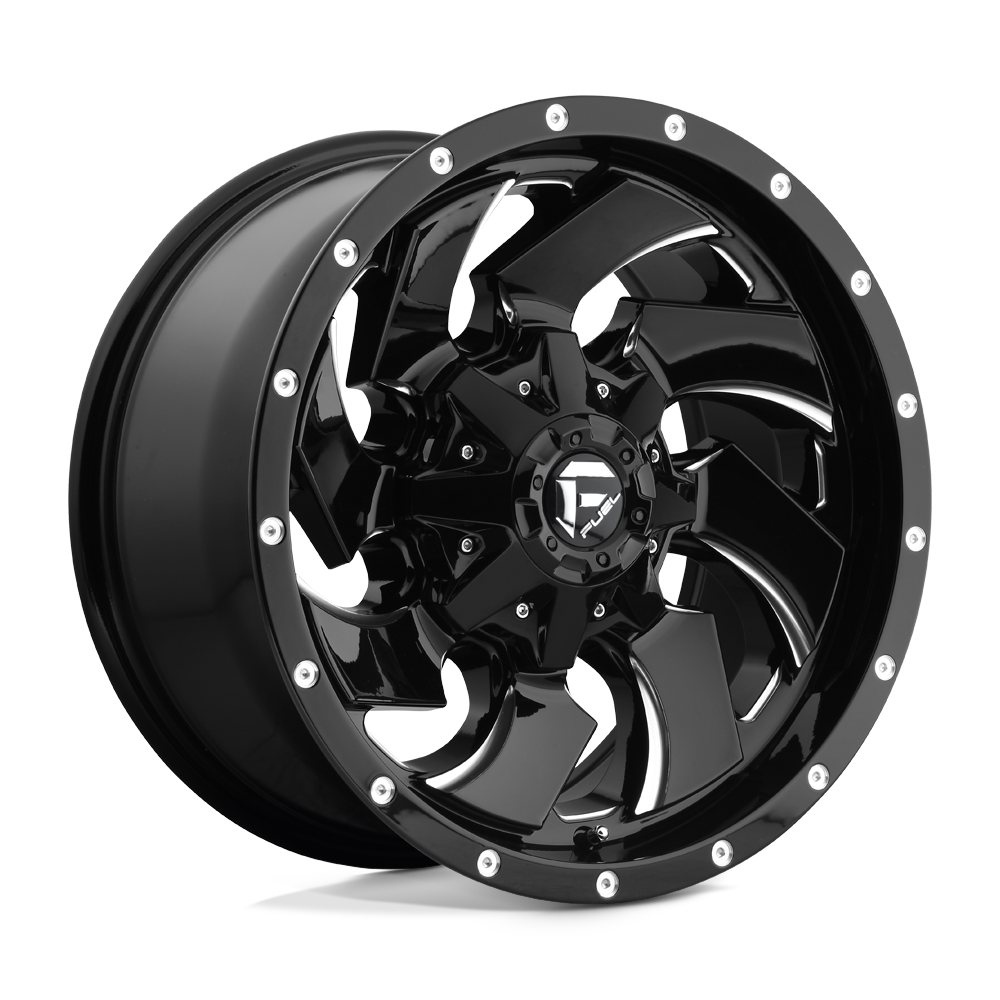 FUEL l CLEAVER DUALLY Model D574 GLOSS BLACK MILLED