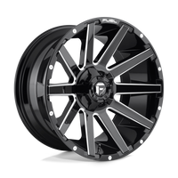 FUEL l CONTRA Model D615 GLOSS BLACK MILLED