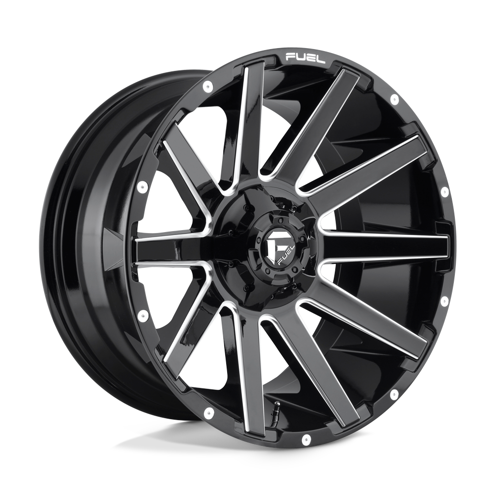 FUEL l CONTRA Model D615 GLOSS BLACK MILLED