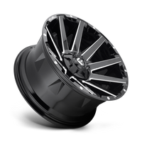 FUEL l CONTRA Model D615 GLOSS BLACK MILLED