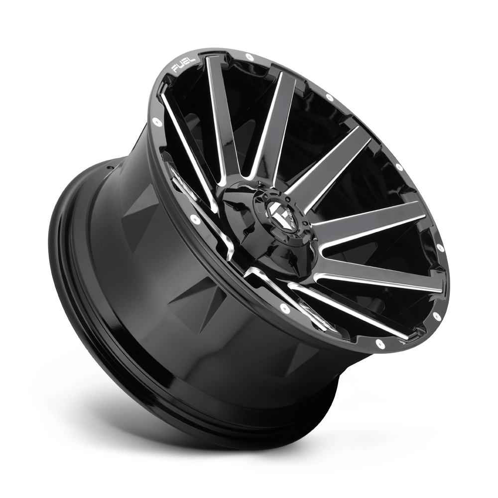 FUEL l CONTRA Model D615 GLOSS BLACK MILLED