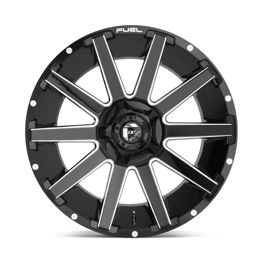 FUEL l CONTRA Model D615 GLOSS BLACK MILLED