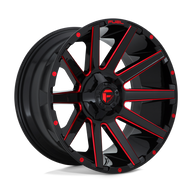 FUEL l CONTRA Model D615 GLOSS BLACK RED TINTED CLEAR