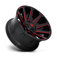 FUEL l CONTRA Model D615 GLOSS BLACK RED TINTED CLEAR