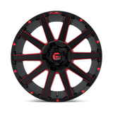 FUEL l CONTRA Model D615 GLOSS BLACK RED TINTED CLEAR