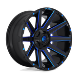 FUEL l CONTRA Model D615 GLOSS BLACK BLUE TINTED CLEAR