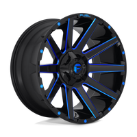 FUEL l CONTRA Model D615 GLOSS BLACK BLUE TINTED CLEAR