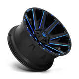 FUEL l CONTRA Model D615 GLOSS BLACK BLUE TINTED CLEAR