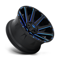 FUEL l CONTRA Model D615 GLOSS BLACK BLUE TINTED CLEAR