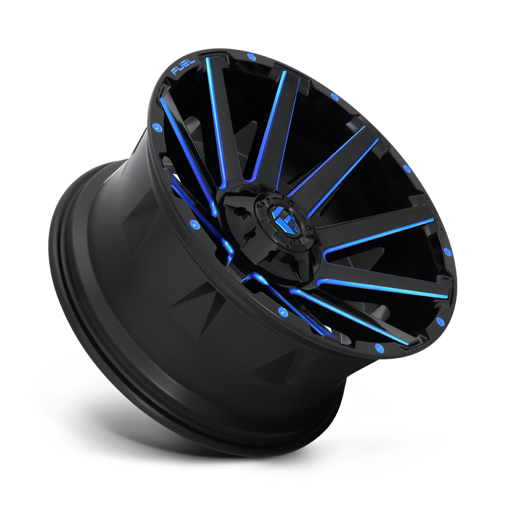 FUEL l CONTRA Model D615 GLOSS BLACK BLUE TINTED CLEAR