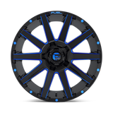 FUEL l CONTRA Model D615 GLOSS BLACK BLUE TINTED CLEAR