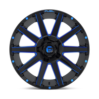 FUEL l CONTRA Model D615 GLOSS BLACK BLUE TINTED CLEAR