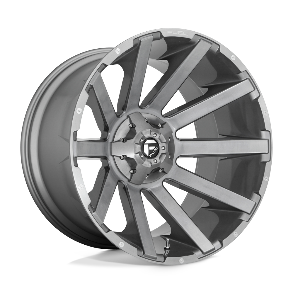 FUEL l CONTRA PLATINUM Model D714 BRUSHED GUN METAL TINTED CLEAR