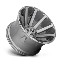 FUEL l CONTRA Model D615 BRUSHED GUN METAL TINTED CLEAR
