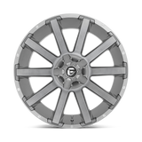 FUEL l CONTRA Model D615 BRUSHED GUN METAL TINTED CLEAR