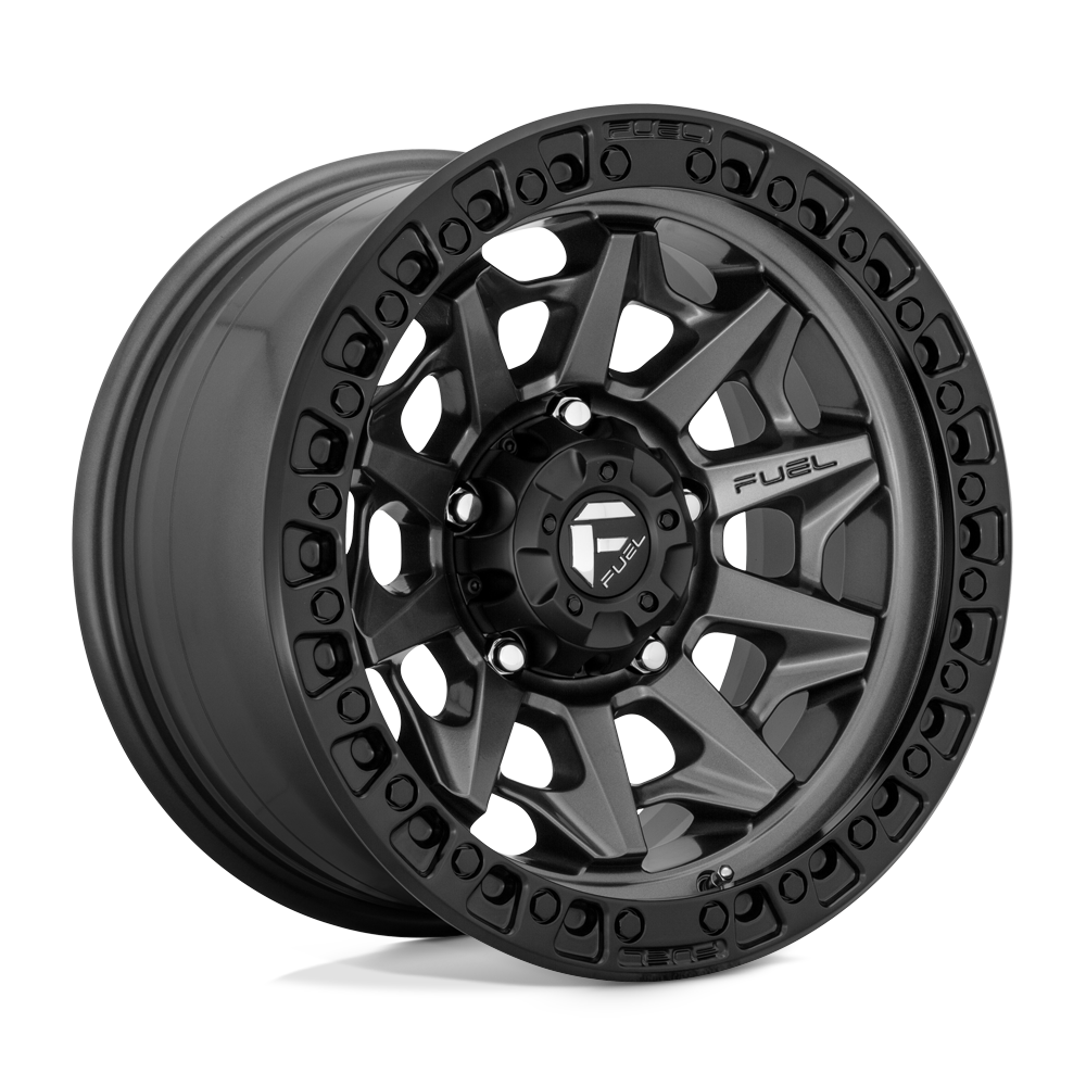 FUEL l COVERT Model D716 MATTE GUNMETAL BLACK BEAD RING