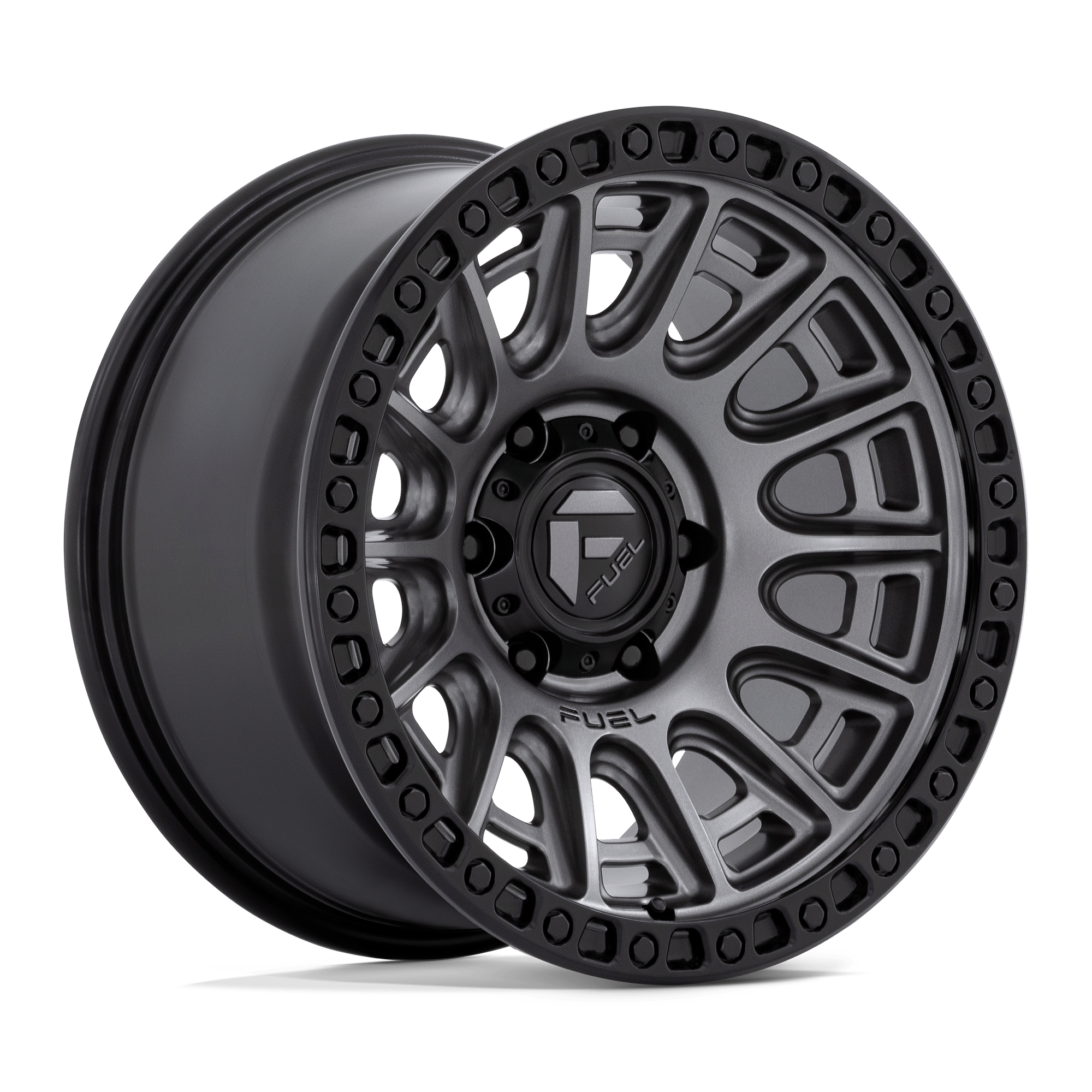 FUEL l CYCLE Model D835 MATTE GUNMETAL W/ BLACK RING