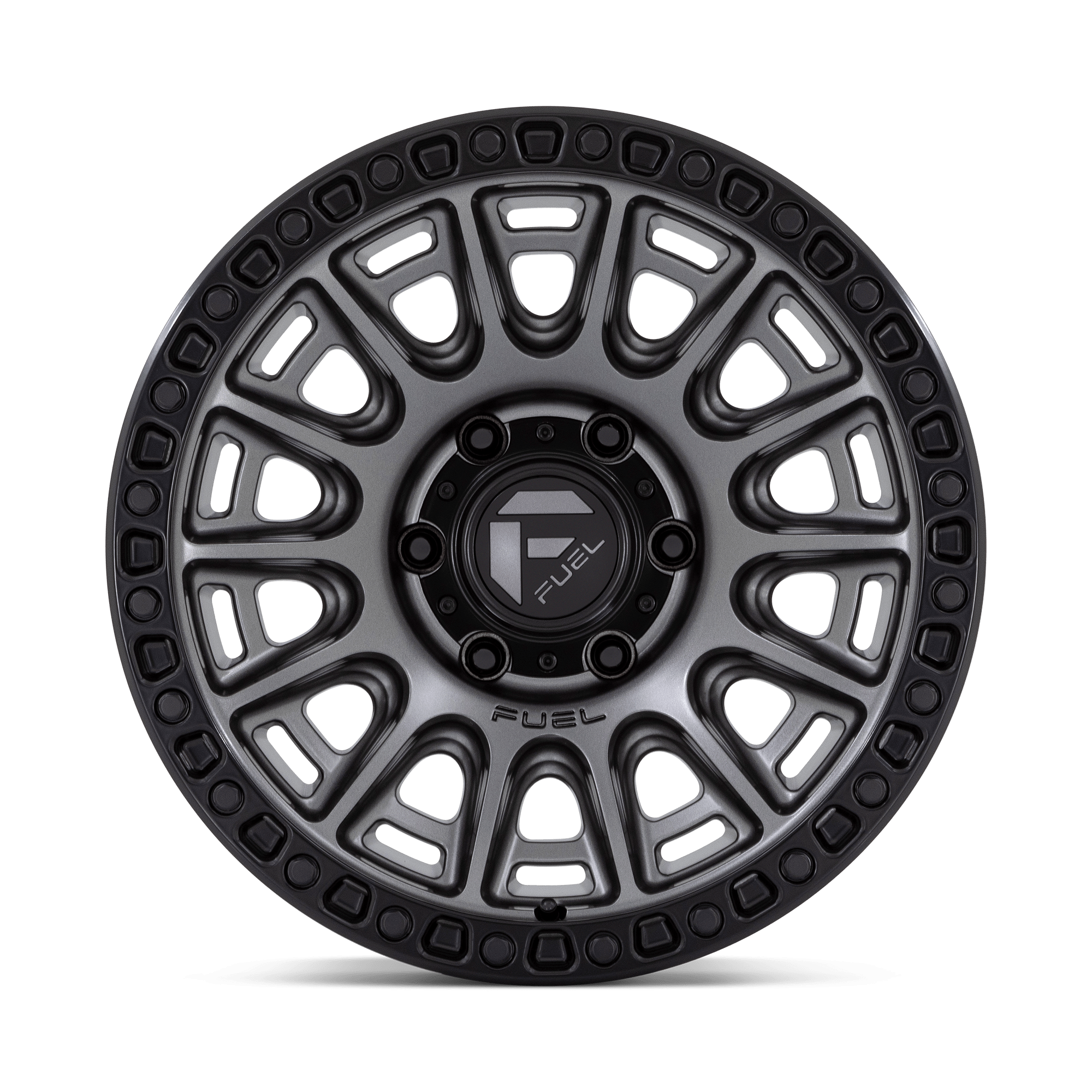 FUEL l CYCLE Model D835 MATTE GUNMETAL W/ BLACK RING