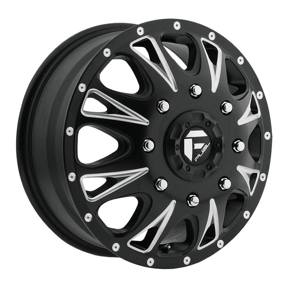 FUEL l THROTTLE Model D513 MATTE BLACK MILLED