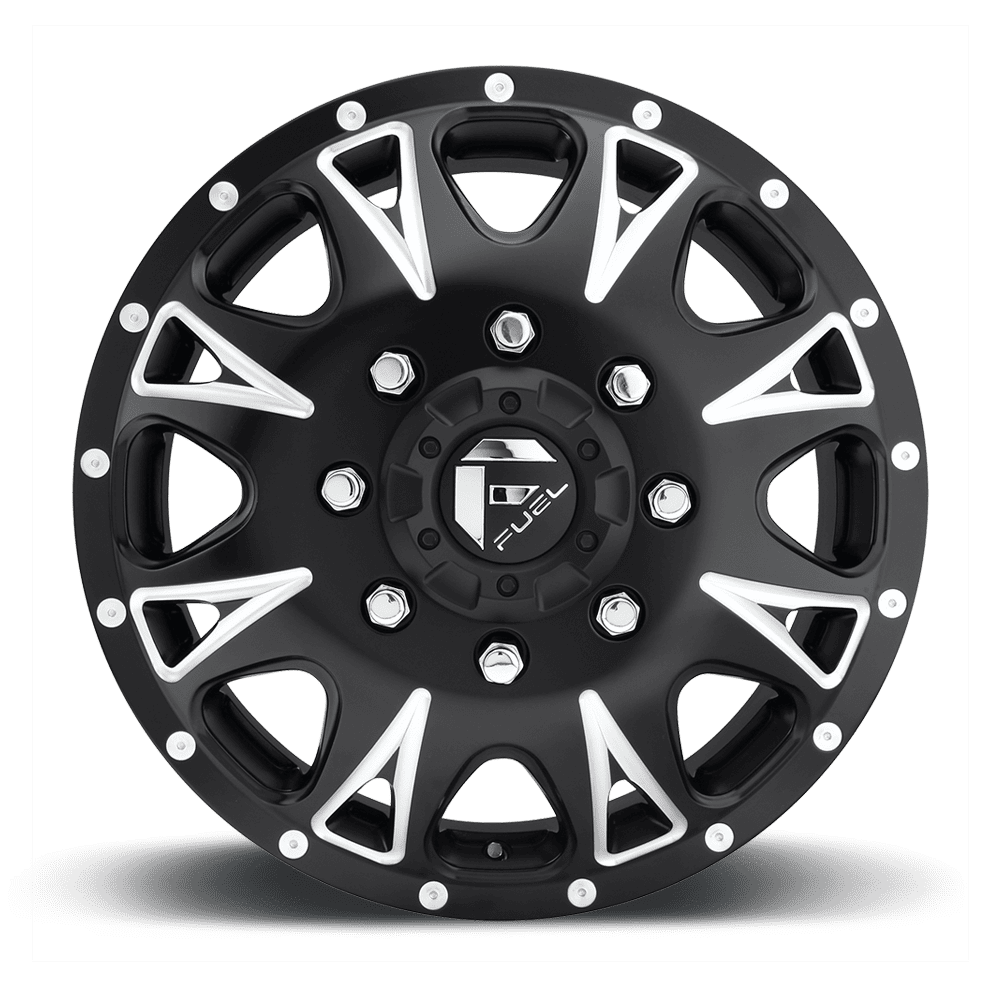 FUEL l THROTTLE Model D513 MATTE BLACK MILLED