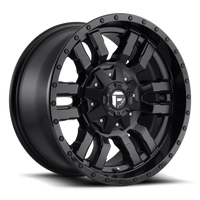 FUEL l SLEDGE Model D596 MATTE BLACK GLOSS BLACK LIP
