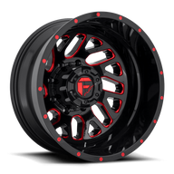 FUEL l TRITON GLOSS BLACK RED TINTED CLEAR